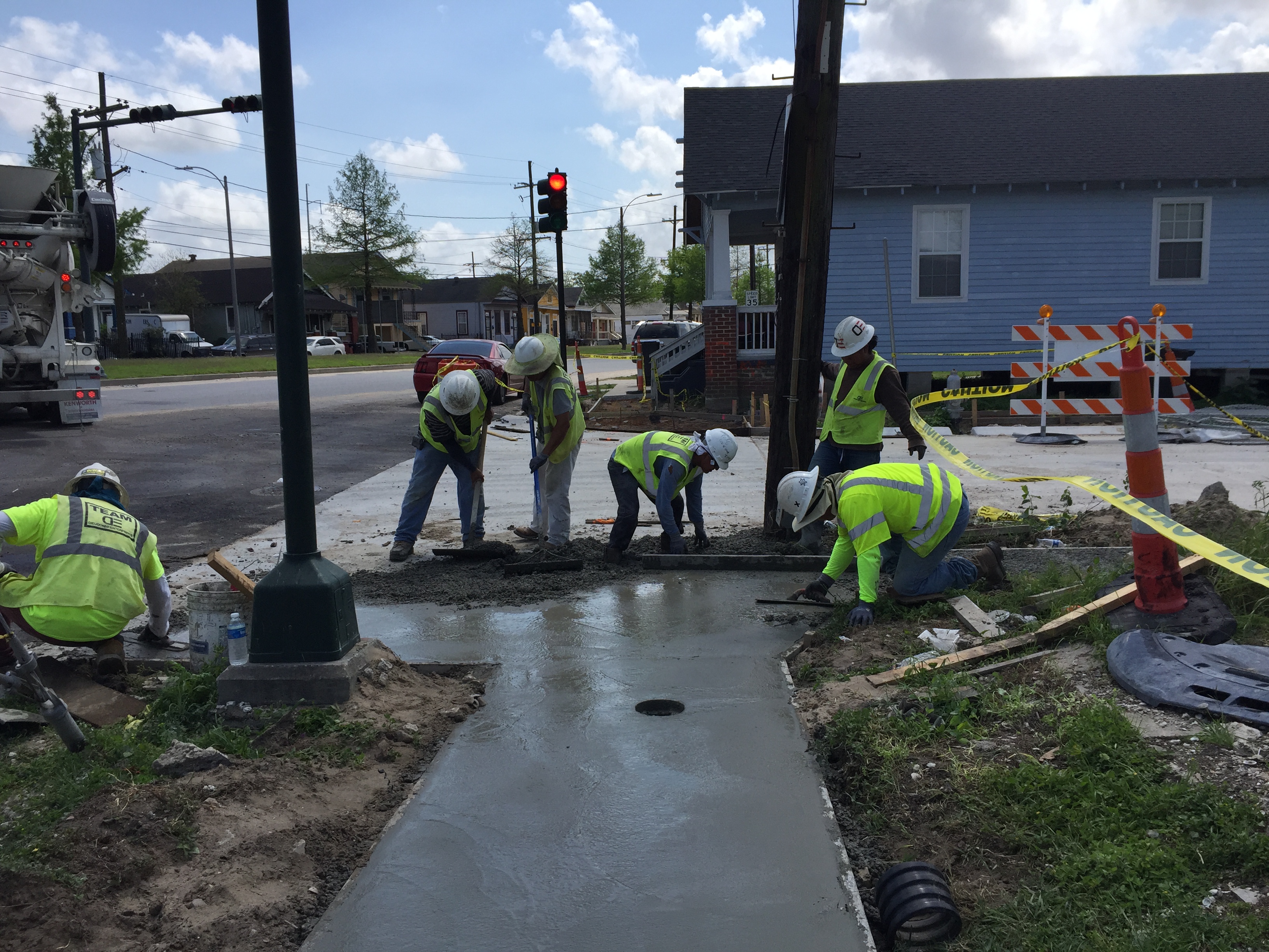 N. Galvez St. Reconstruction Project nears completion